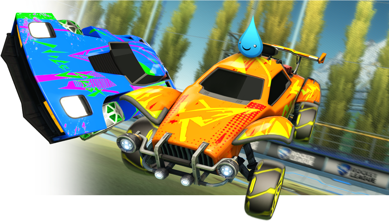 View Fan Rewards - Drip Drop Rocket League (1280x720), Png Download