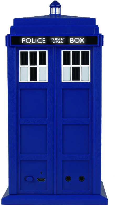 Tardis Wireless Bluetooth Speaker - Tardis Png (800x800), Png Download