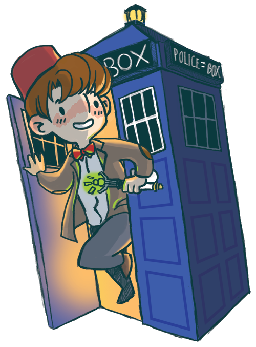 Transparent Tardis For Your Dashes This Time U////v/// - Tardis Clipart (545x749), Png Download