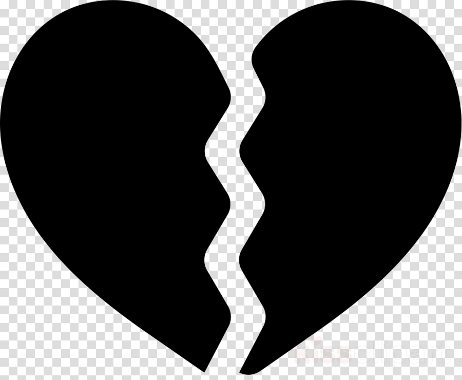 Corazon Dividido En Dos Clipart Computer Icons Clip - Clear Background Heart Icon Transparent (900x740), Png Download