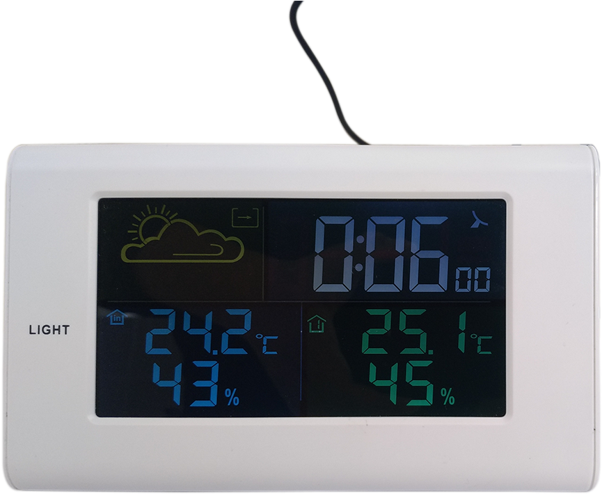Digital Thermometer - Led Display (900x900), Png Download