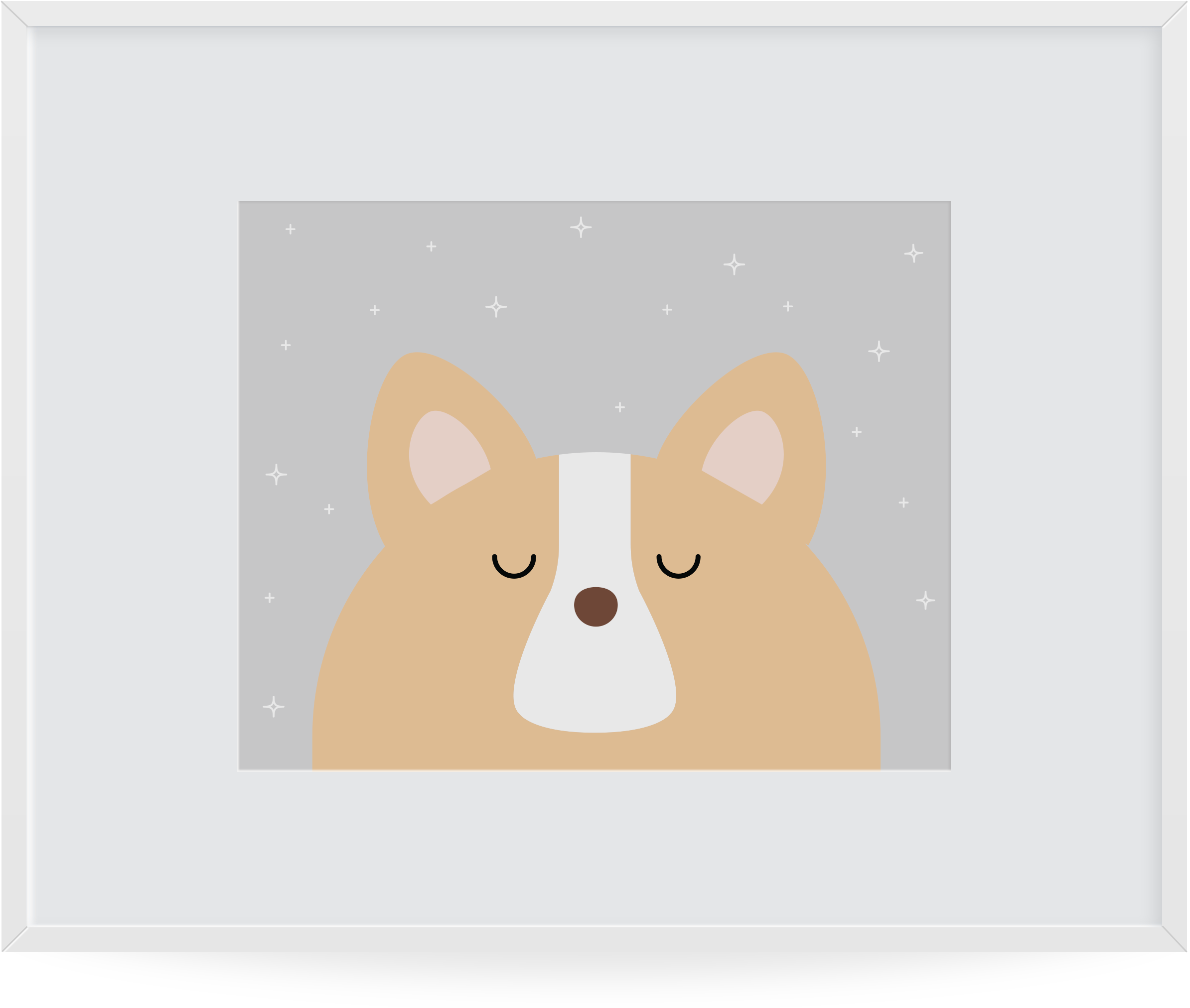 Corgi Art Print - Icelandic Sheepdog (2600x2600), Png Download
