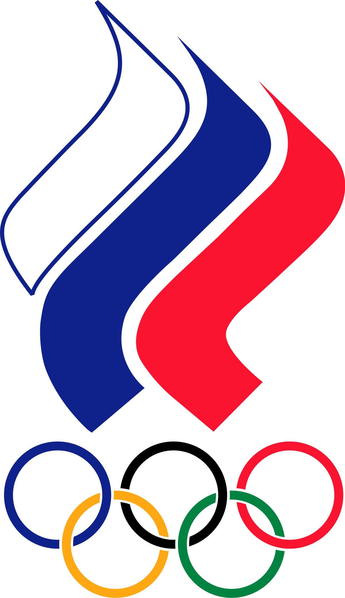 Олимпийский Комитет России (1200x2080), Png Download