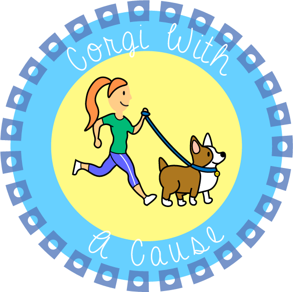 Corgi With A Cause (600x598), Png Download