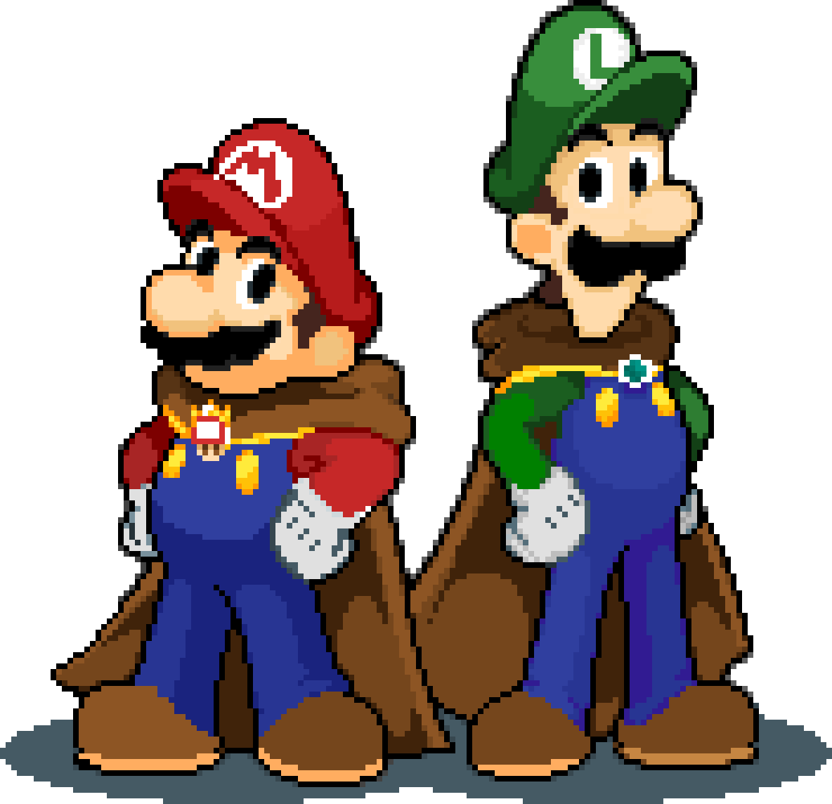 Mario And Luigi - Mario And Luigi The Shadow Chronicles (1184x1144), Png Download