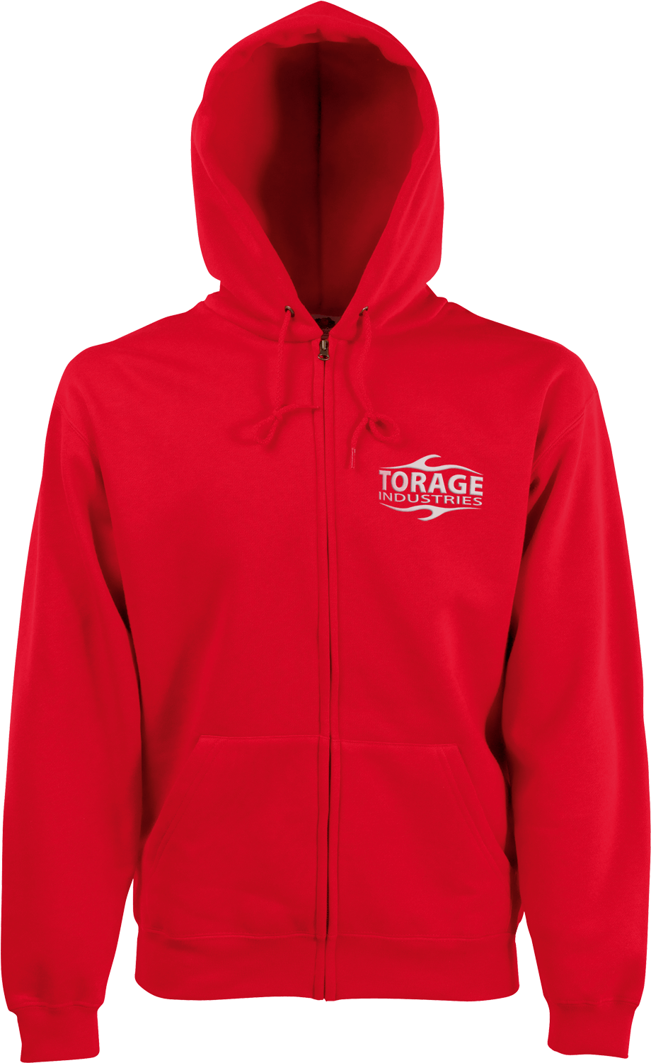 Zip Hooded Sweatshirt - Fruit Of The Loom Hooded Jacket (1500x1500), Png Download