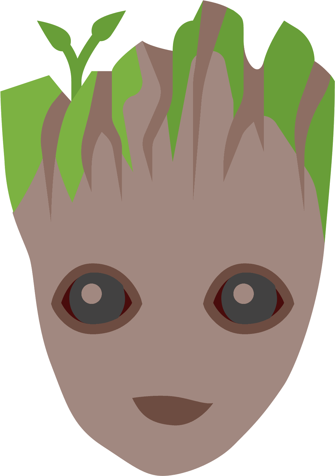 Groot Icon (1600x1600), Png Download