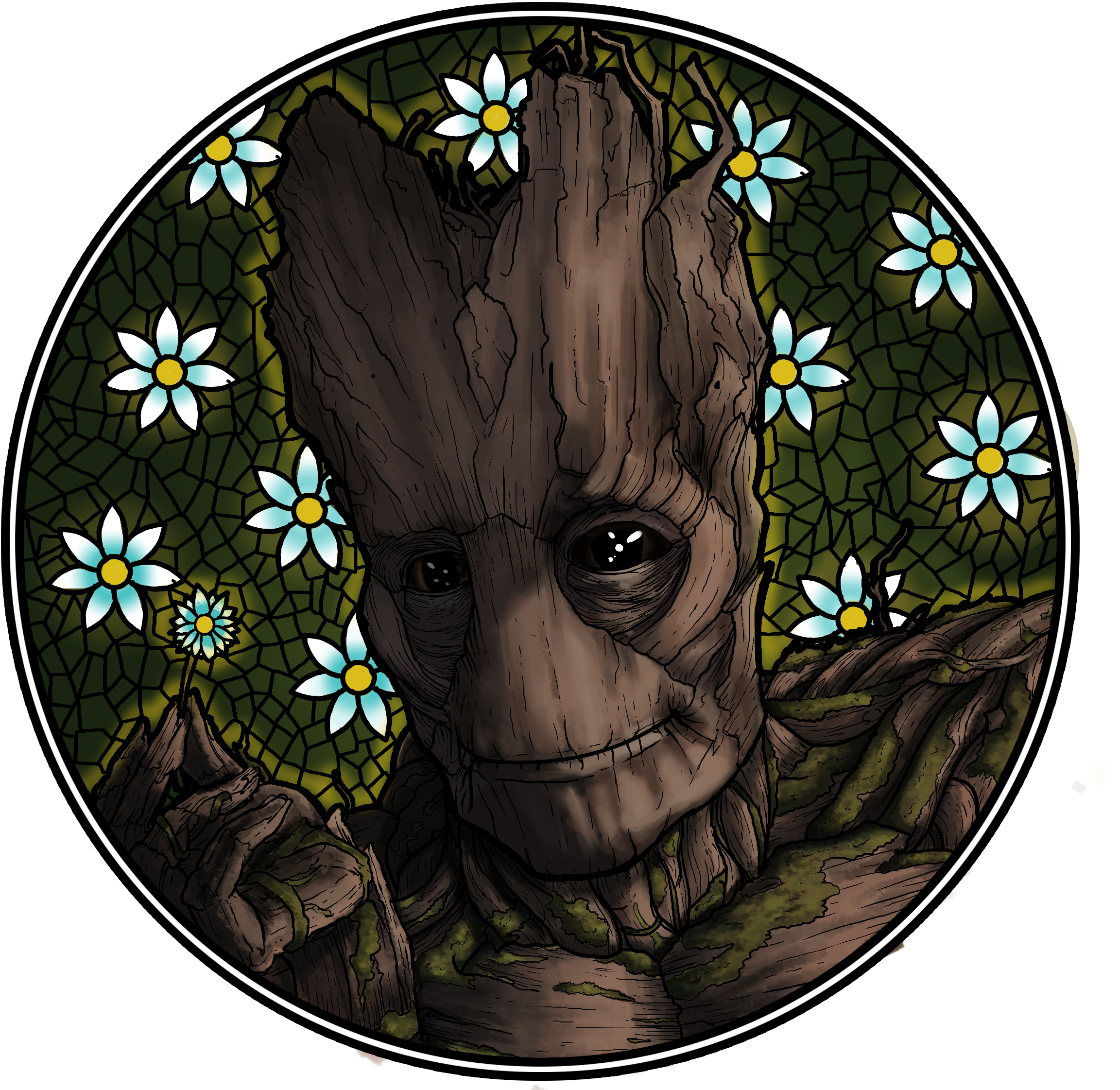 Groot - Embankment Tube Station (2480x2392), Png Download