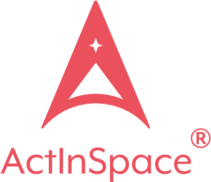 Actinspace Greece - Act In Space Logo (625x568), Png Download
