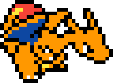 Charizard - Charizard Pokemon Perler Necklace (1200x1200), Png Download