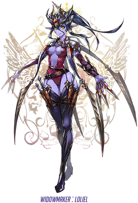 Source Amazing Details - Overwatch Characters As Fantasy Heroes (483x684), Png Download