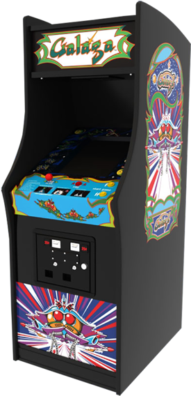 Galaga 1/4 Scale Replica Arcade Machine (600x600), Png Download