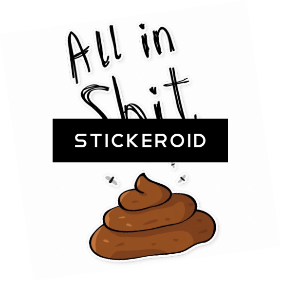 All In Shit - Calligraphy (577x578), Png Download