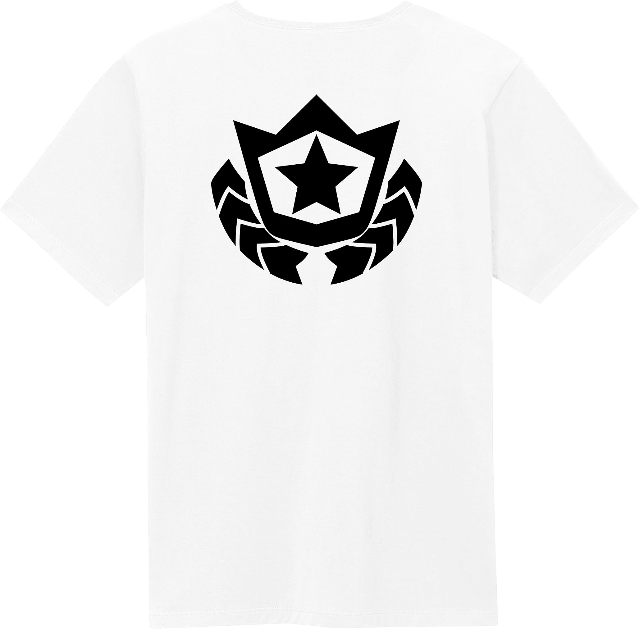 Fortnite Battlestar T-shirt White - T Shirt Fortnite (2129x2096), Png Download