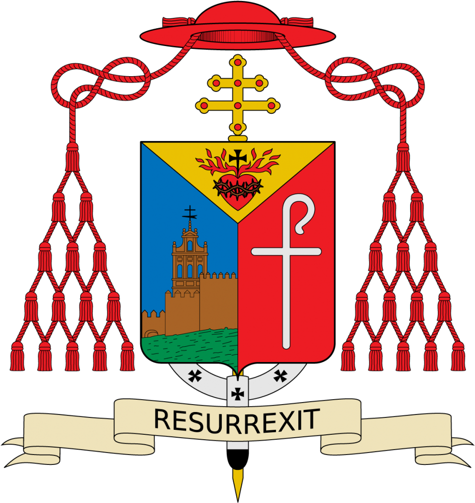 Cartas Pastorales - Coat Of Arms Cardinal Tobin (961x1024), Png Download