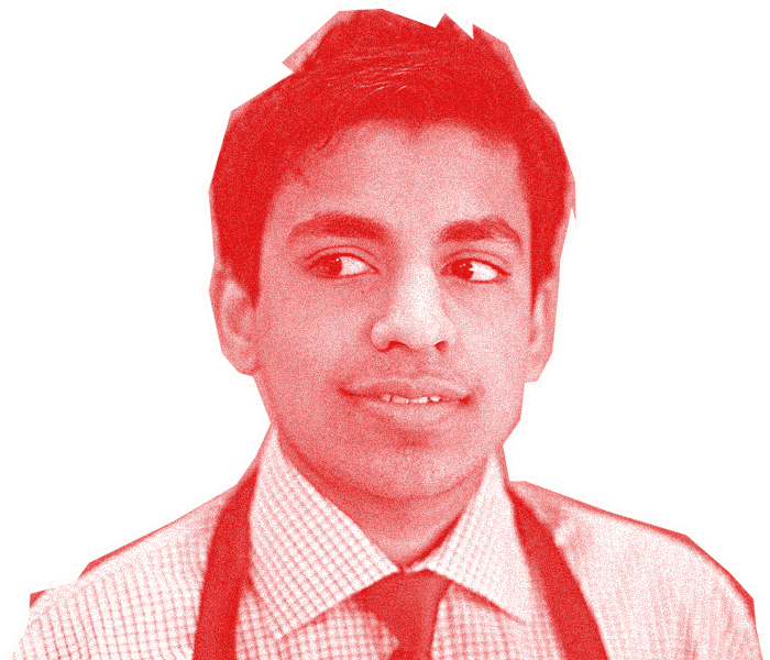 R011 Asian Boy Wearing Tie Red 600px (700x600), Png Download