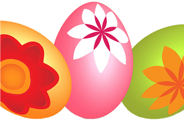 Easter Eggs Png Transparent Images - Transparent Clip Easter Eggs (640x480), Png Download