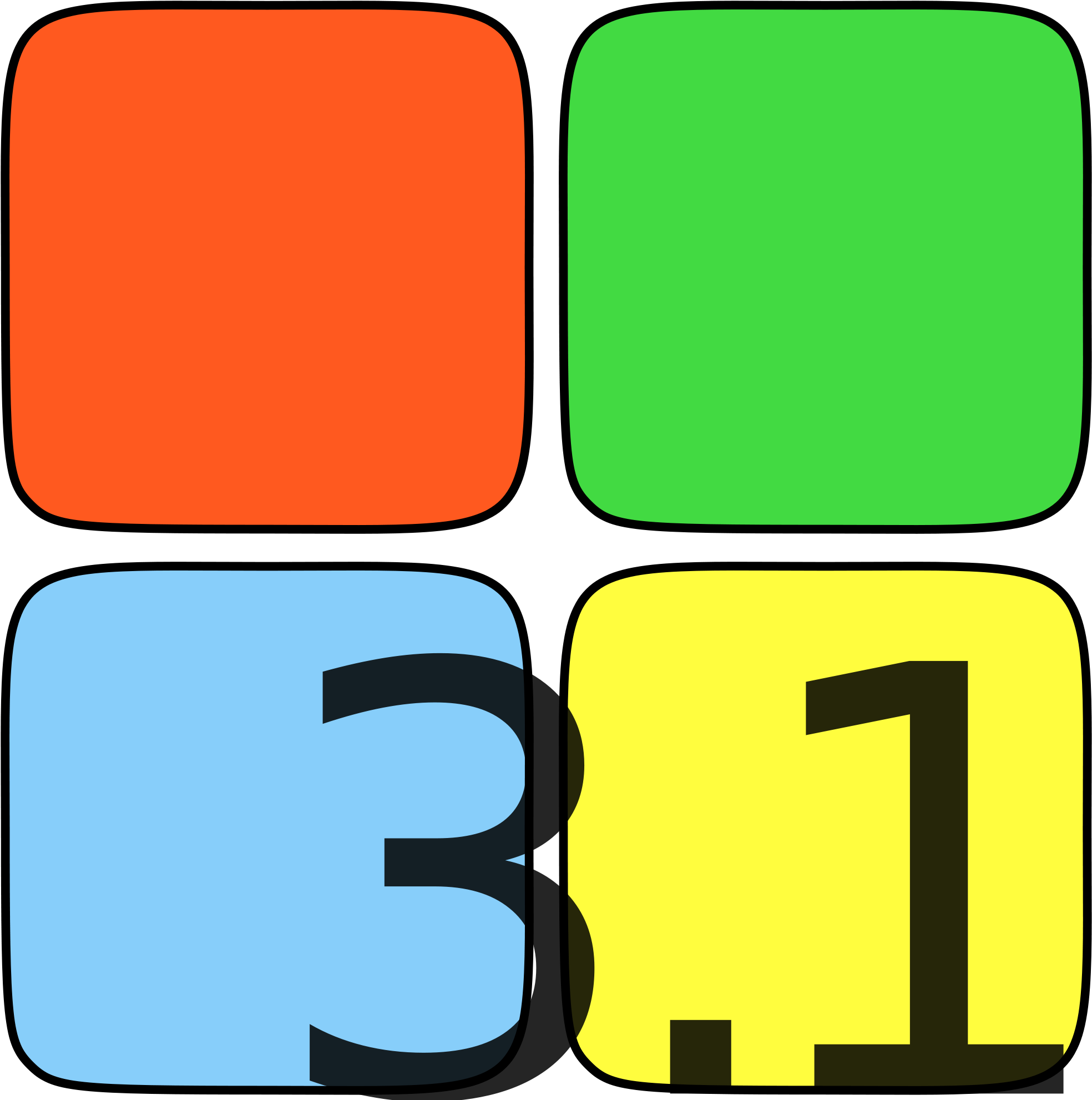 Open - Windows 98 Logo Svg (2000x2000), Png Download