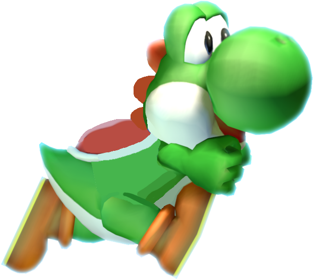 4d Yoshi - Yoshi (671x620), Png Download