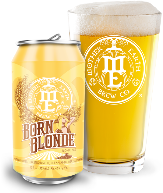 Born Blonde Can And Pint - Guinness (684x684), Png Download
