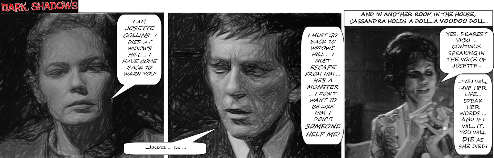The Dark Shadows Comic Strip Saga Will Return Summer - Human (1600x513), Png Download