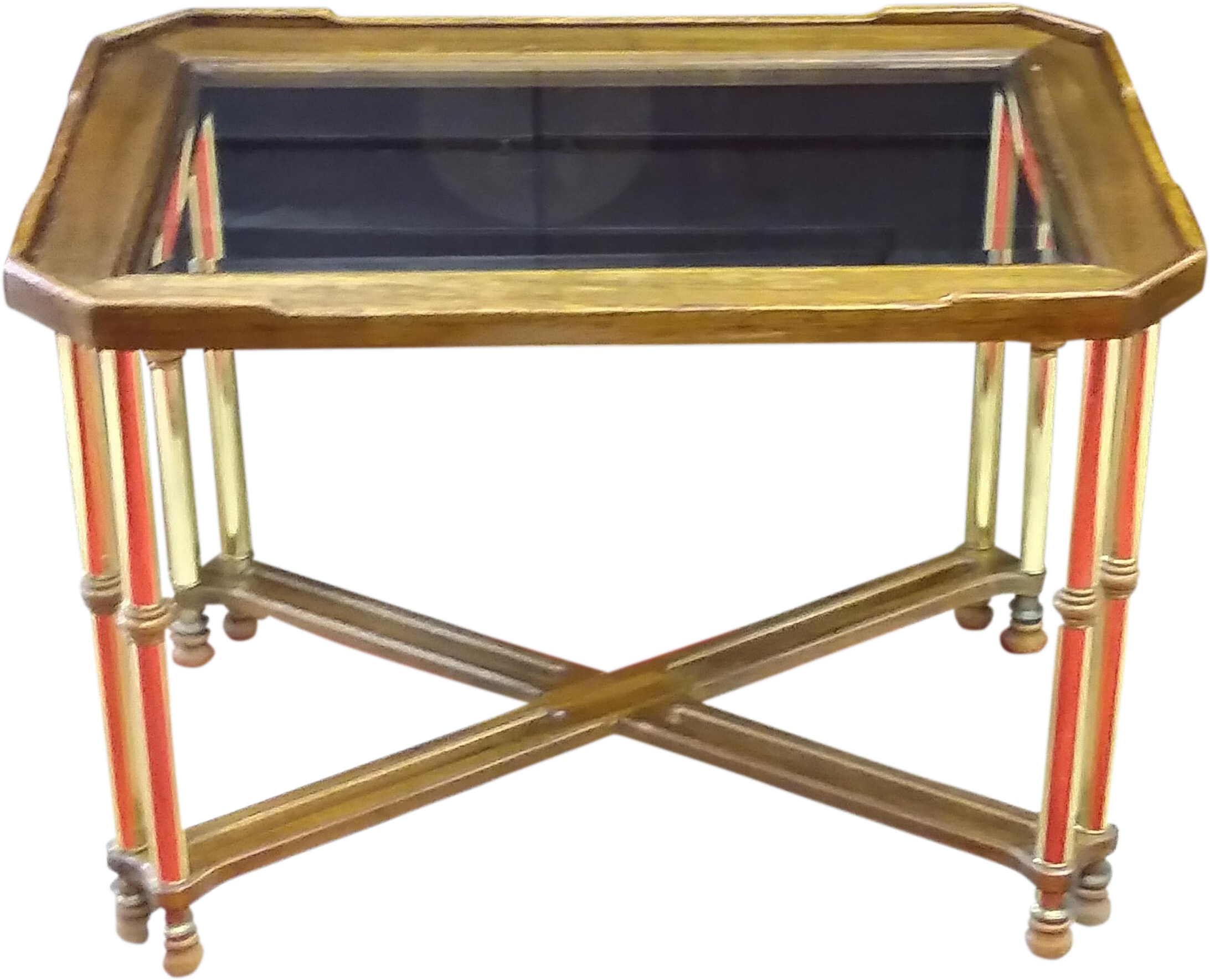 This Cool Modern Or Hollywood Regency Style Table Is - Table (2449x2449), Png Download