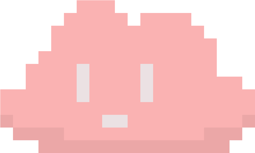 Bored Cloud Sprite - Pixel Card Png (1100x650), Png Download