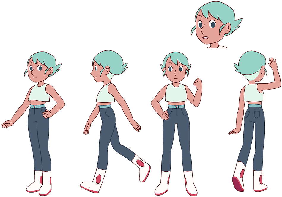 Bee And Puppycat Cass Pose - Model Sheets Steven Universe (960x670), Png Download