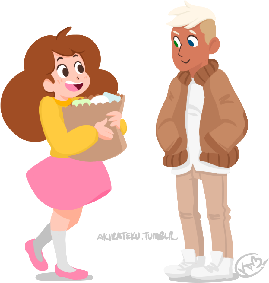 “ Bee N Deckard~ ” - Bee And Puppycat Bee And Deckard (1000x1000), Png Download