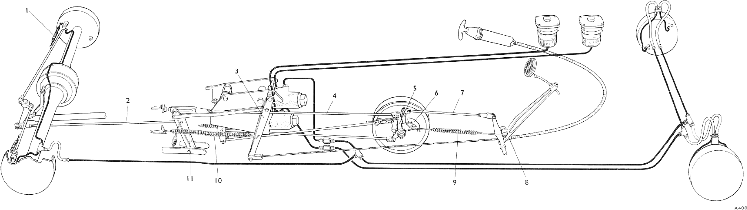 Bremsanlage Rolls Royce Silver Cloud - Technical Drawing (2641x791), Png Download