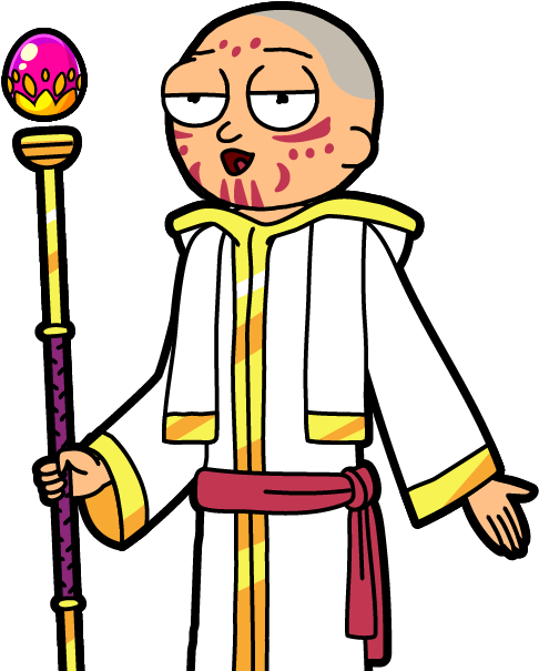Boot Camp Morty - Cartoon (491x651), Png Download