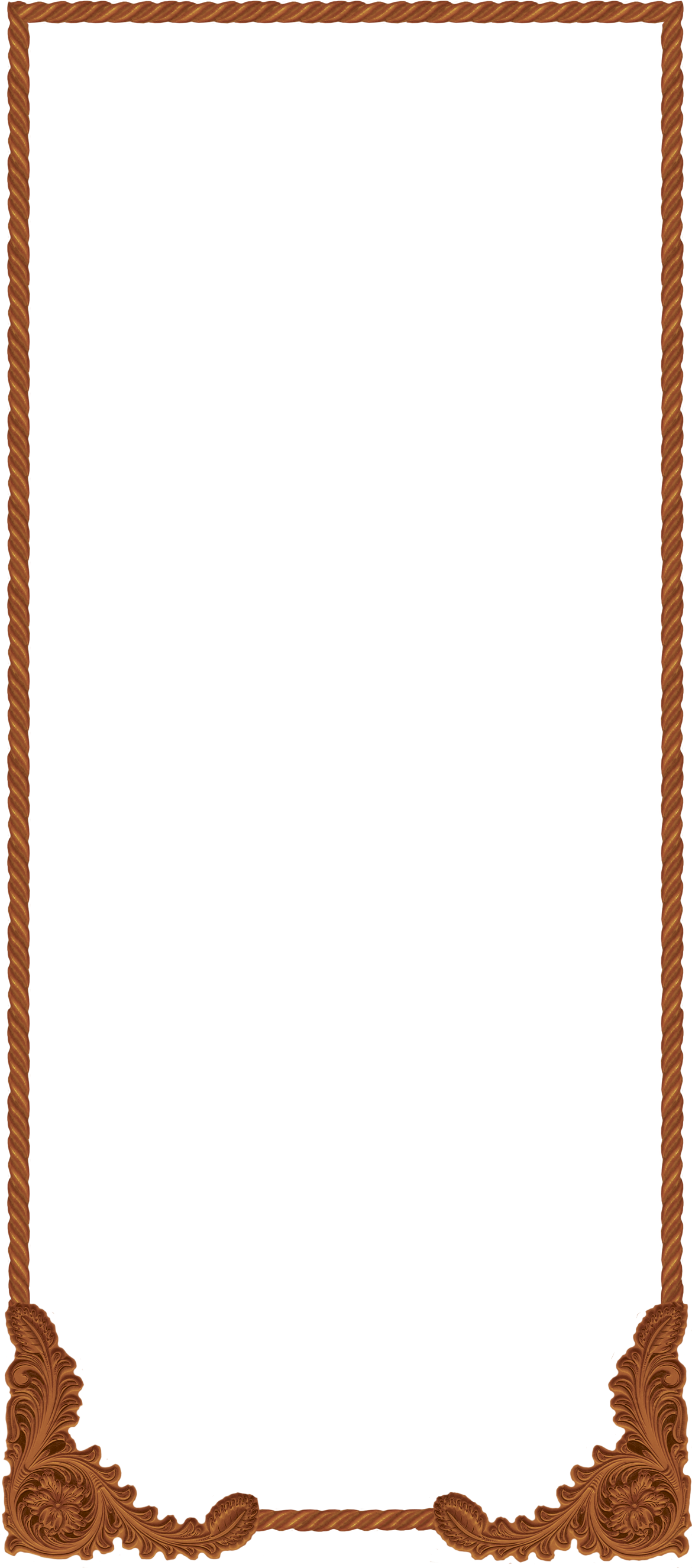 Bar J Leather Frame - Chain (1200x2700), Png Download