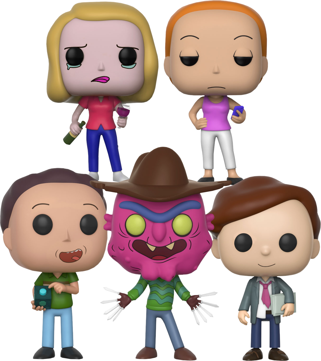 Rick And Morty - Rick And Morty Funko Scary Terry (1349x1516), Png Download