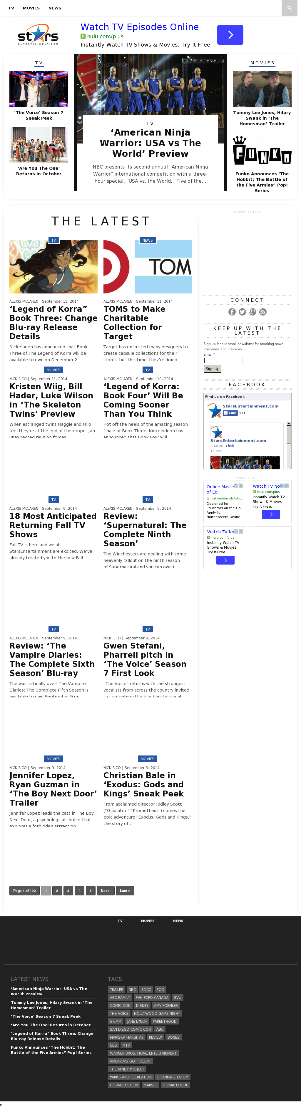 Stars Entertainment Competitors, Revenue And Employees - Static Web Page (1024x3757), Png Download
