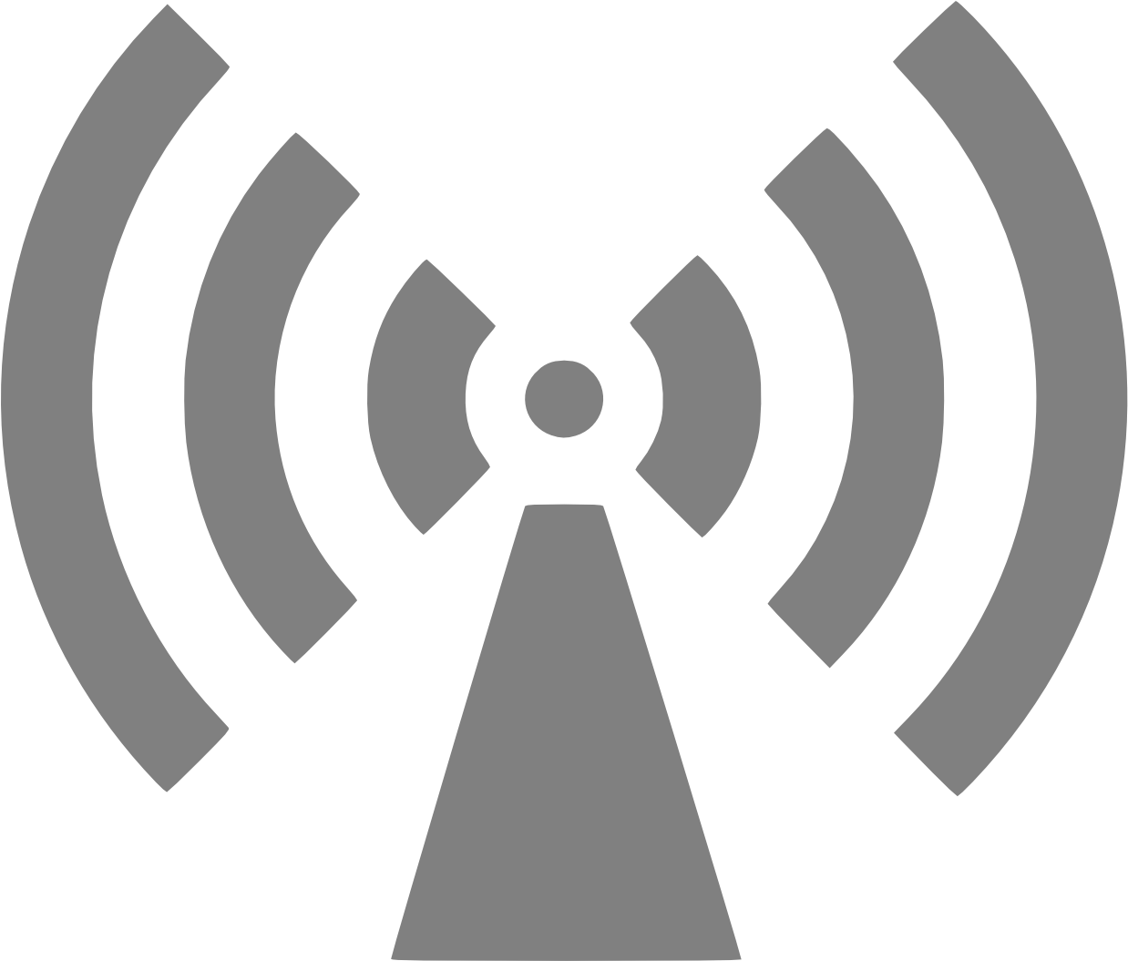 Picture 43147720l@gmail - Com - Notice Radio Frequency Sign (1258x1102), Png Download