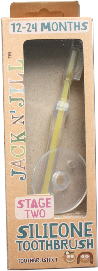 Jack N' Jill Silicone Toothbrush - Jack N' Jill Silicone Baby Toothbrush (1-3 Yrs) (1080x1080), Png Download