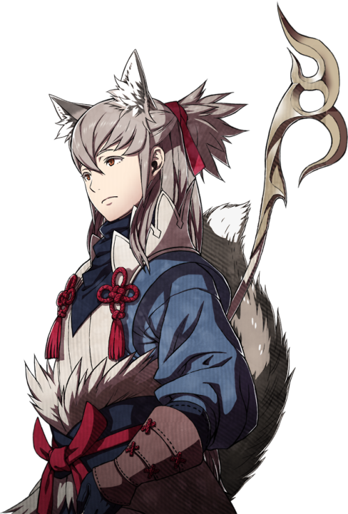 Tumblr Kitsune Aesthetic Fox Mask Anime Tumblr Kitsune - Takumi Fire Emblem (500x739), Png Download