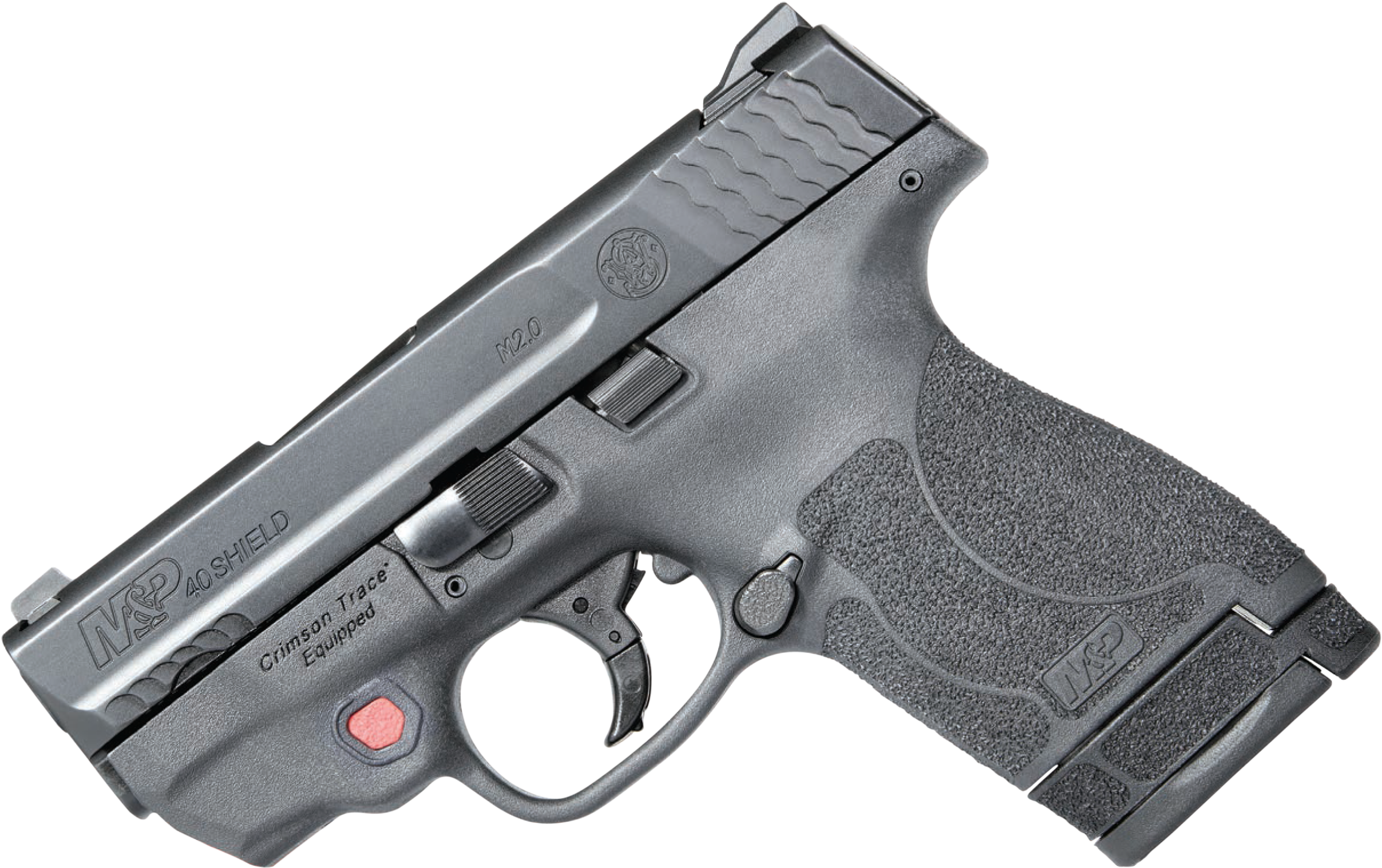 Smith & Wesson 11674 M&p 40 Shield M2 - Glock 19 Gen 4 Front Serrations (2655x1764), Png Download