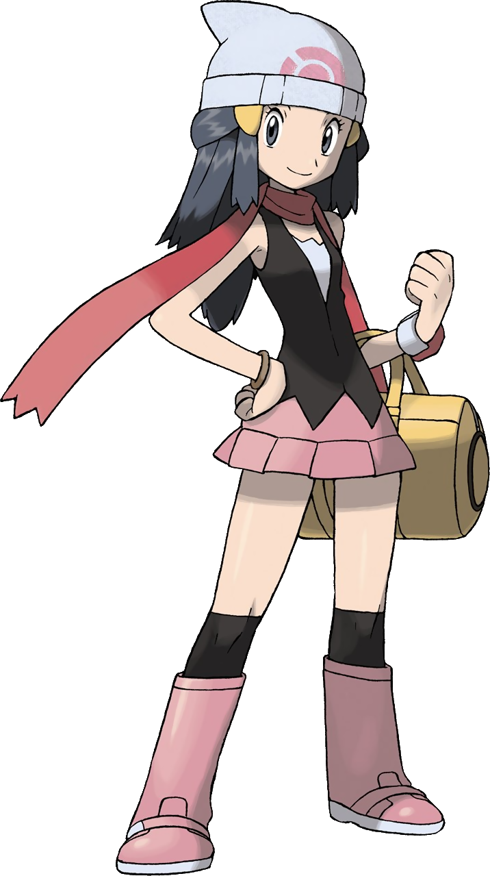 Pokemon Diamond And Pearl Dawn (716x1279), Png Download