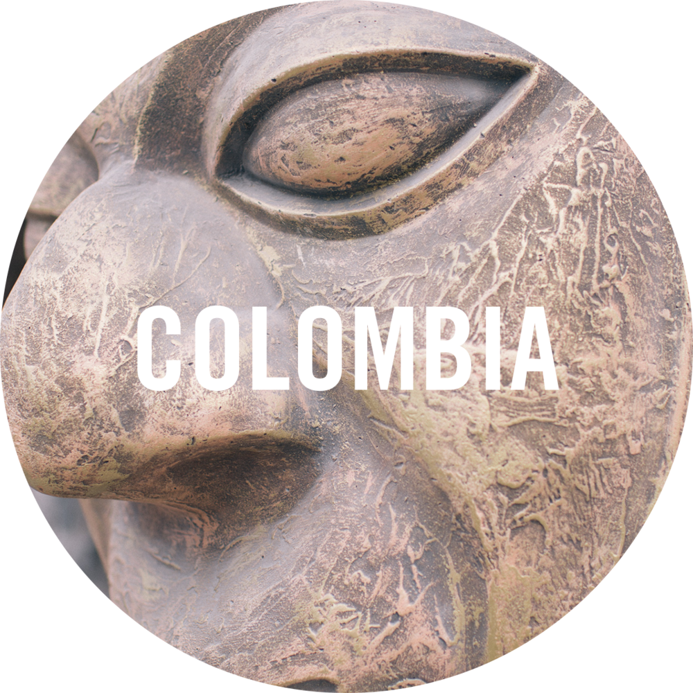 Colombia Button - Circle (1000x1000), Png Download
