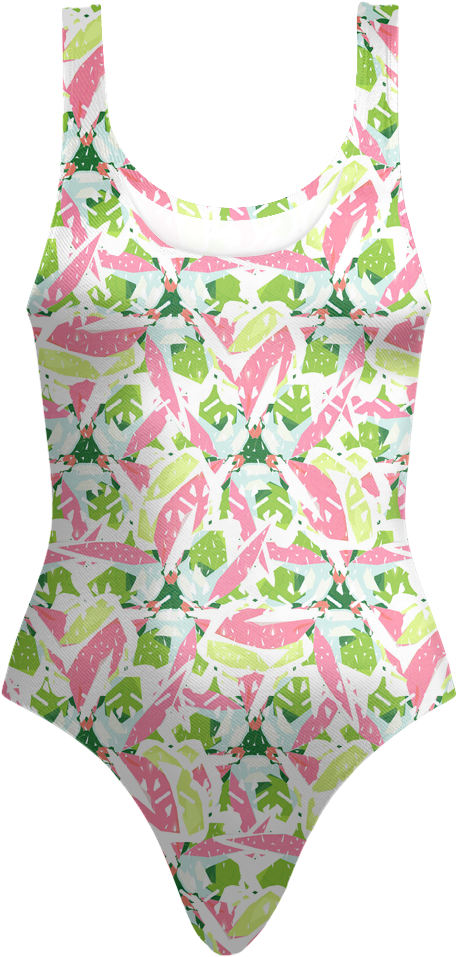 Swimsuit In Pink Clouds - Maillot (1024x1024), Png Download