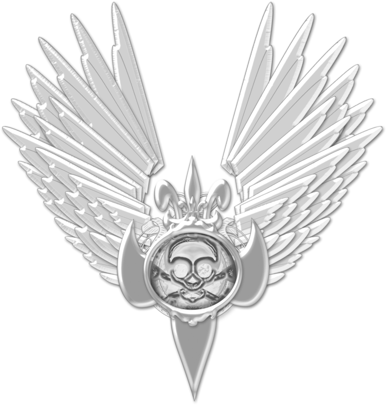 Chrome Wings Png Clipart Transparent Stock - Angel Warriors Drawing (774x1032), Png Download