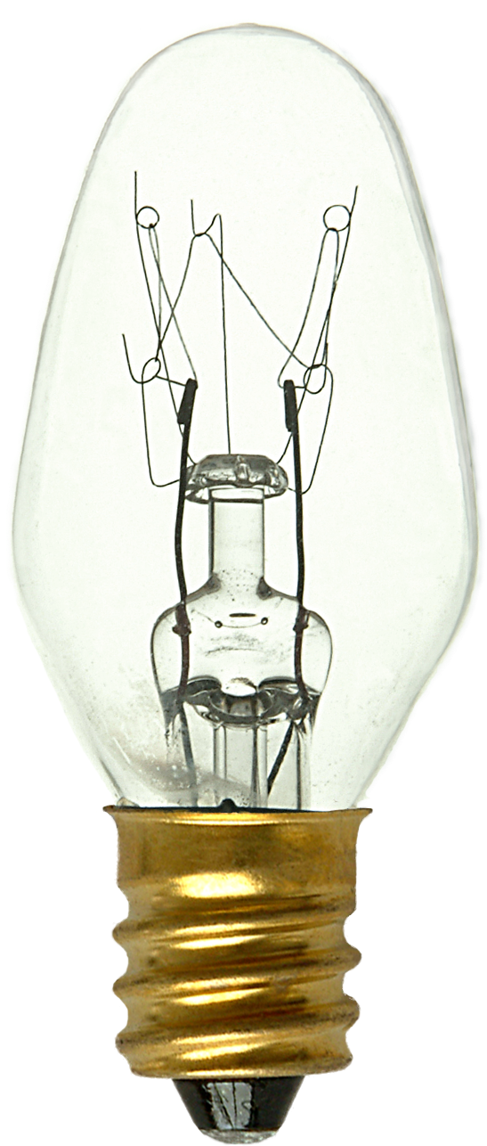 Wholesale Light Bulbs, H - Damar 00023b Incandescent C7 Clear (740x1381), Png Download