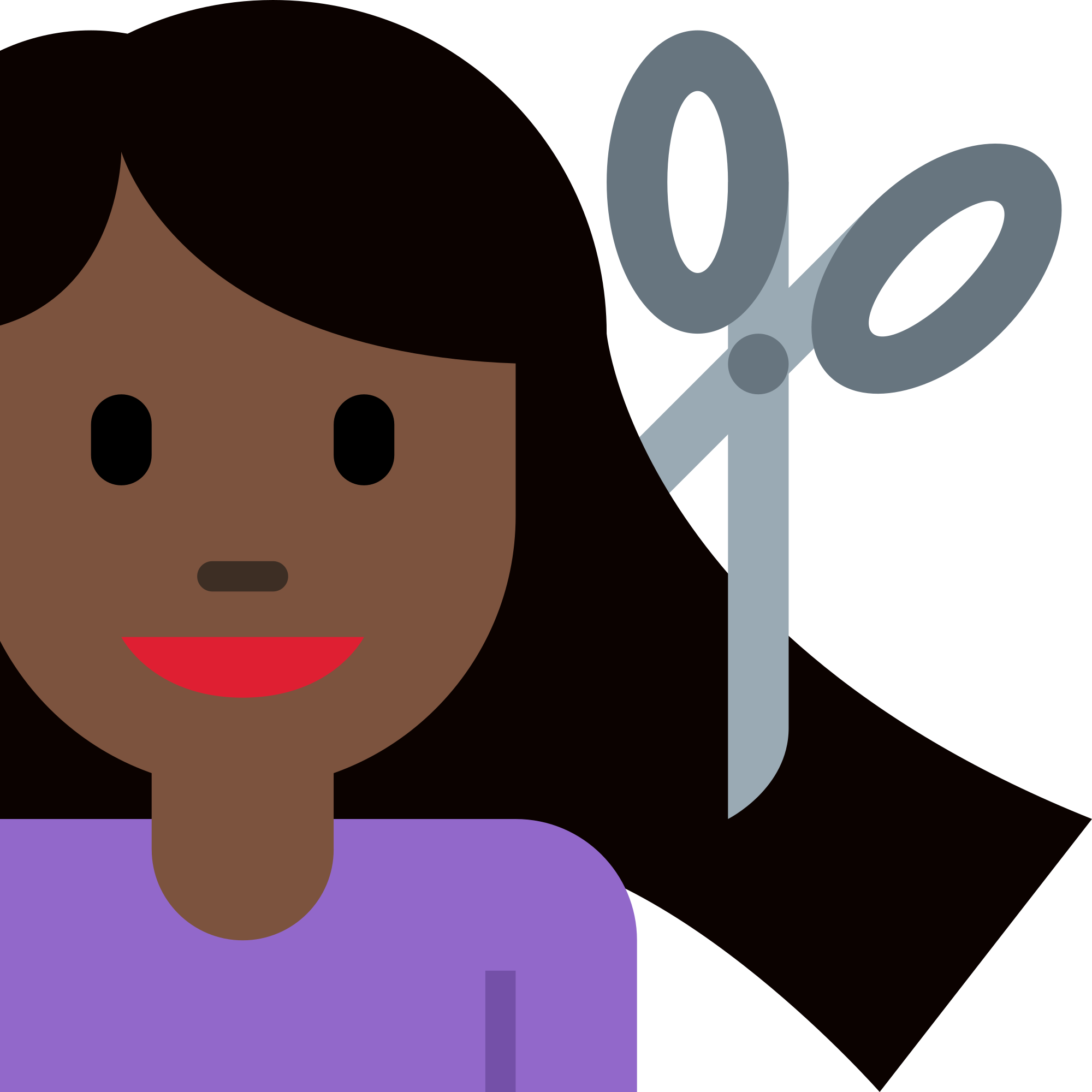 Open - Haircut Clipart (2000x2000), Png Download