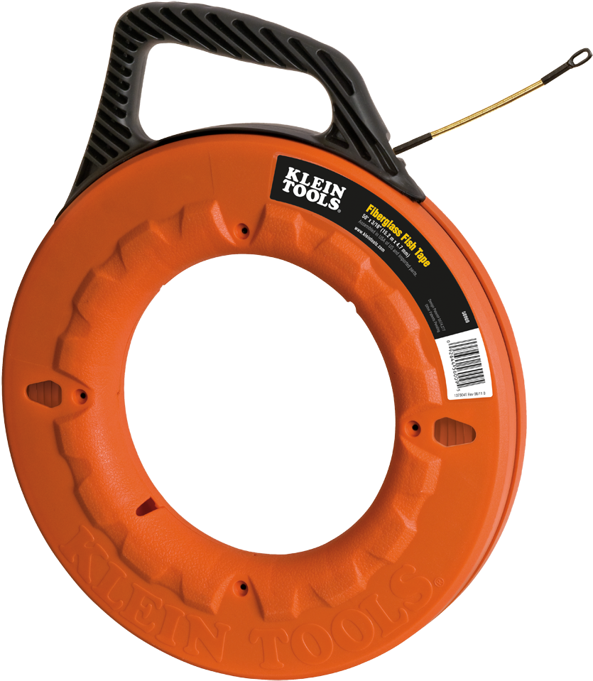 High Res Eps - Klein Tools Navigator Fiberglass Fish Tape, 100' 56010 (1000x1000), Png Download