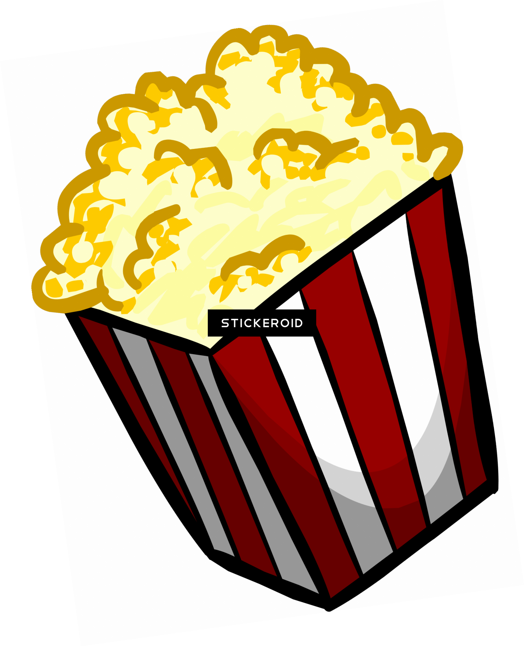 Popcorn Png透明图像 - 爆米花 - Clip Art Transparent Popcorn (1740x2146), Png Download