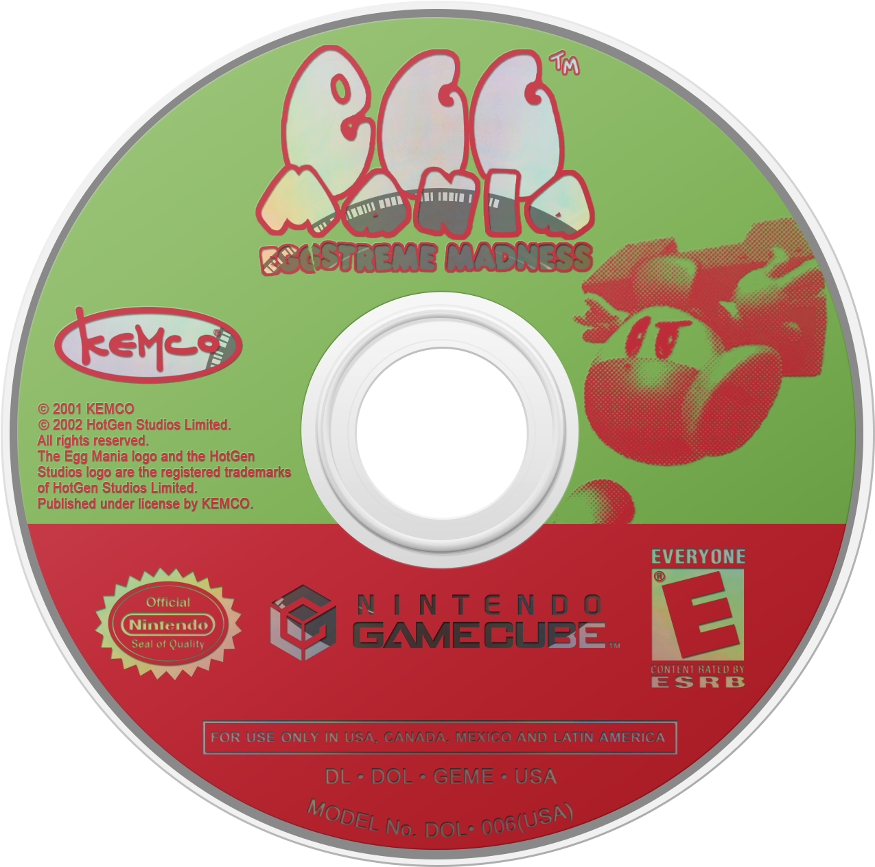 592e01693e6da - Egg Mania Eggstreme Madness Gamecube (1280x1280), Png Download