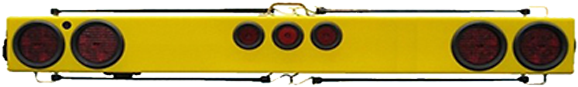60 Inch Remote Controlled Wireless Light Bar - Mobile Home Towing Light (600x600), Png Download