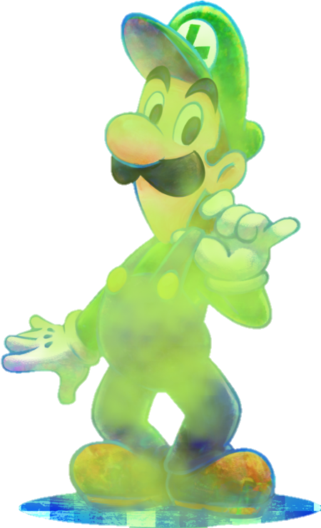 Dreamy Luigi (450x740), Png Download
