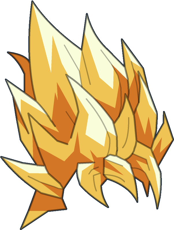 Cheveux Super Saiyan Png (712x881), Png Download